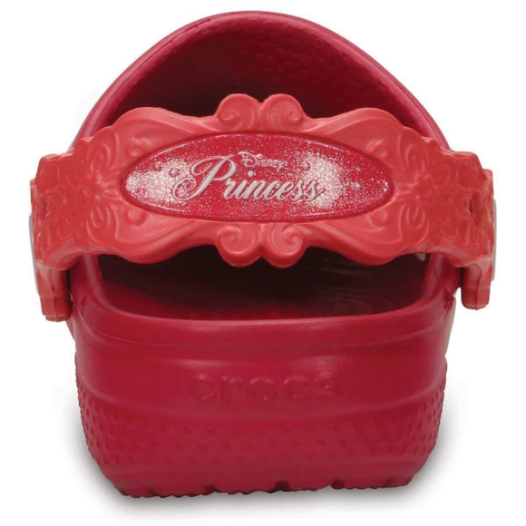 Crocs x Disney Princess Girls sz 4 - 5 Cinderella Rapunzel Pink Shoes Excellent - Picture 4 of 12